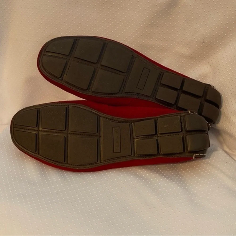 Alfani Shoes Mens Size 9M Red‎ Slip On Loafers Leather